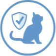 cat shield icon